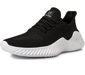 Zapatos para caminar para hombre, zapatillas transpirables a la moda, con cordones, suaves, para deportes al aire libre, informales