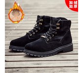 Martin botas de los hombres de media y alta parte superior británica retro desierto herramientas zapatos al aire libre impermeable seguro de trabajo marea botas medianas y cortas botas de los hombres
