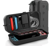 VAORLO For Nintendo Switch/OLED Large Storage Bag Portable Switch Carrying Protectiv Case Anti-Scratch Waterproof EVA Travel Bag