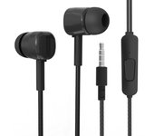 3.5mm Wired Headphones in-Ear with Mic 3.5mm Headphones Wire-Controlled Call Wired Phone Earphone Mobile Phone