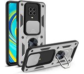 Lujo Funda de lente de Cámara de tapa deslizante Carcasa Xiaomi Redmi Note 9 Pro, Note 9S, Note 9 Pro Max, Cáscara protectora