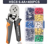 WOZOBUY Tubular Terminal Crimping Tools Mini hand Pliers HSC8 6-4 0.25-10mm² 23-7AWG 6-6 0.25-6mm² High Precision Clamp Sets