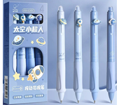 4Pcs/lot Korea ins bear Press Erasable Pen Candy colors Blue ink 0.5mm Erasable Gel Pen Washable Handle Writing Stationery