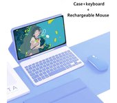 For Samsung Tab A8 Keyboard Case Mouse Bluetooth Wireless Spanish Keyboard Tablet Magnetic Cover Funda