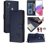 Para Samsung Galaxy A04 A04s A11 A12 M12 A13 M13 4G 5G EU Solapa Anti - Caída Carcasa De Billetera Con Ranura De Tarjeta