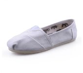 Mocasines de lona azules clásicos de verano para Hombre y mujer, Zapatos planos bajos y cómodos, Zapatos informales sin cordones, alpargatas para Hombre