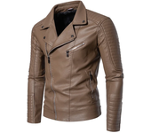Motorcycle suit men's racing suit motorcycle suit protective equipment windproof and waterproof business casual leather jacket