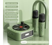Nuevo Diseño Portátil Mini Reproductor de CD Clásico Retro Inalámbrico BT Altavoces Estéreo Heavy Bass FM USB Flash Drive TF Manos Libres