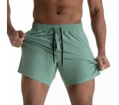 Pantalones cortos de deporte para hombre Mesh Splicing Casual Pants Quick Dry Running Pants Outdoor Fitness Basketball Pants Pocket Fitness Sports Shorts