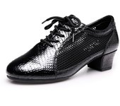 Verano 2025 Nuevos Zapatos De Baile Latino, Zapatos De Baile Cuadrado De Mujer, Zapatos De Baile Blanco De Tacón Medio, Zapatos De Baile Moderno Transpirables