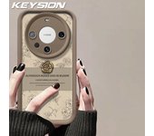KEYSION Luxury Retro Flower Case for Huawei Mate 60 Pro+ 50 40 Soft Silicone Shockproof Phone Cover for Huawei Mate 30 20 Pro