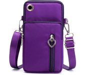 Nueva bolsa para teléfono móvil, bolsa de cambio de mensajero para mujer, bolsa de muñeca, bolsa de brazo deportivo.