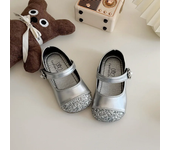 2024 Autumn New Children Leather Shoes for Girls Fashion and Comfortable Princess Chic Korean Style Casual Versatile Soft Shoes