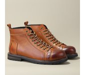 Botas de hombre de caña alta botas de hombre de cuero retro casual zapatos de cuero herramientas