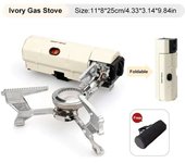 Camping stove, 2670W portable folding cassette tape, outdoor picnic gas burner, VIE barbecue kitchen, heating system