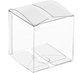50Pcs Clear Plastic Boxes for Gifts Pvc Packing Box Gift Packaging Transparent Candy Box Wedding Gift Boxes Party Favors