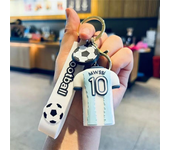 Creative Simulation Football Jersey Keychain Creative Gift Action Figure Car Keychain  Sports Peripherals