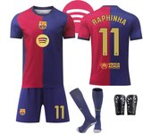 Children 2324 Real Madrid Home Jersey No. 9 Mbappe 5 Bellingham 7 Vinicius Football Uniform Sports Men's Suit