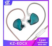 KZ EDCX New Earphones Surround Stereo HiFI Deep Bass Earbuds In Ear Monitor Headphones Game Sport HIFI Noise Cancelling Headsets
