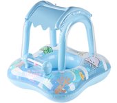 1pc niños anillo de natación,flotador de la piscina del bebé,toldo de sol,asiento inflable del bebé,juguetes de playa del partido
