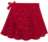 Falda Tutú de Ballet para Niñas con Lentejuelas - Vestido de Baile de Princesa para Entrenamiento y Actuaciones, Poliéster Transpirable, Tela No Elástica