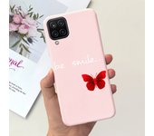 For Funda Samsung Galaxy A12 Ultra Thim Sofu-Touch Matte Liquid Silicone Soft Bumper cover on samsung a12 a125f a 12 galaxy case