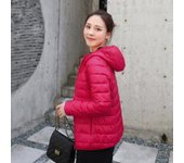 Lightweight Women Down Jackets Quilted Jacket Down Coats Solid Color Transition Jacket