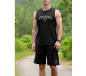 TOQUCL Men Sports Tank Top Matched with Shorts