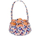 Funny 7 Pouches Eggs Collecting Basket Portable Washable Easter Egg Collector Soft Compartments Canvas Egg Holder Chicken