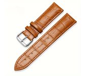 Pulsera de reloj de cuero genuino 14mm 16mm 18mm 20mm 22mm Mujeres Hombres Reemplazo Correa de muñeca Accesorios de reloj Correa de brazalete universal, elección ideal para regalos