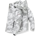 2024 Outdoors Hike Mountaineering Suit Man Tops Winter Windproof Removable Hat Coats New Camouflage Charge Clothes Jackets Man
