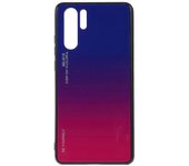 For Huawei P30 Pro Gradient Color Glass + PC + TPU Hybrid Case