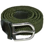 Cinturón trenzado extensible y elástico para hombres y mujeres, para Vaqueros, Cintura Ajustable Medida 110x3CM