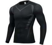 Camiseta De Running Para Hombre Camiseta Deportiva De Fitness Secado Rápido T-Shirt De Entrenamiento Térmica Camiseta De Gimnasio