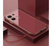 For Redmi Note 13 4G Case Redmi Note 13 PRO 5G 4G Cover Note 13 Pro+ Plus Luxury Square Plating Phone Case Shockproof Back Cover
