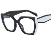Gafas de sol de celebridades de Internet de moda recortadas ins gafas planas antiazules transfronterizas gafas de sol a juego de color
