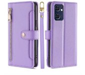 Moda Multifuncional Cremallera Magnético Funda de Cuero PU Solapa OPPO Reno 7 5G, Find X5 Lite, Cuerda Colgante Funda protectora