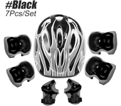 7Pcs/Set Kids Helmet and Pads, Elbow Knee Pads Wrist Guards for Kids 3-10 Safety Equipment for Roller Scooter Skateboard Cycling