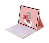 Case for Samsung Tab A9 Cover 11 Inch SM-X210 for Samsung Tab A9 Plus with Bluetooth Keyboard Pink