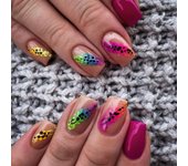 Juego De Uñas Postizas Cortas Redondas Glacial Azul Con Tiras Adhesivas Set Completo Para Manicura DIY En Salón Uñas Postizas Francesas Desmontables
