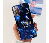 For Samsung Galaxy Note 20 Ultra Case Soft Silicone Clear Back Cover Camera Protective Samsung Note20 5G TPU Shell Painting Capa