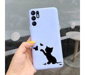 For OPPO Reno 6 Case Cover For OPPO Reno 6 5G Fundas Cute Dinosaur Cartoon Phone Cases For OPPO Reno6 4G 5G CPH2235 Soft Housing