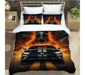 3D M-Mustang car logo Bedding Sets exquisite bed supplies set duvet cover bed comforter set bedding set luxury birthday gift