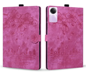 Tablet for Xiaomi Redmi Pad SE Case Cute Cat Flower Embossed Magnetic Shell Silicone Back for Xiaomi Redmi Pad SE 11 inch Cover