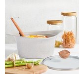 Inducción Juego de ollas Antiadherente Granito Casseroles Grupo de ollas Con tapa Sin PFOA 2 piezas Traje de cocina Multipropósito Cocina Olla de cocina