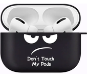 Simple Text Dont Touch Pods Case For Apple Airpods 1 2 3 Cases Silicon Soft Earphone Cover For Air pod Pro 3 Capa Bag Box
