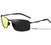 Gafas polarizadas para hombres nuevos, gafas de sol que cambian de color, gafas de visión nocturna, gafas de sol