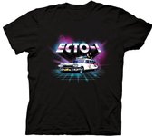 Ghostbusters Men's Short Sleeve T-Shirt Retro Futuristic Ecto-1 Ectomobile Ambulance