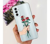 For Samung Galaxy M13 SM-M135F Case Bumper Soft Clear TPU Silicone Back Shell Cover For Samsung M13 M33 M53 5G Flower Ins Capas