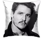 Ireser Pedro Pascal - Funda de almohada con estampado dúplex suave y transpirable